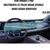 Yeni Omoda 5 Pro Multimedya ve Yolcu Ekran Uyumlu Nano Ekran Koruyucu