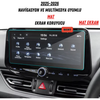 Hyundai i30 2025-2026 Navigasyon ve Multimedya Uyumlu Mat Ekran Koruyucu