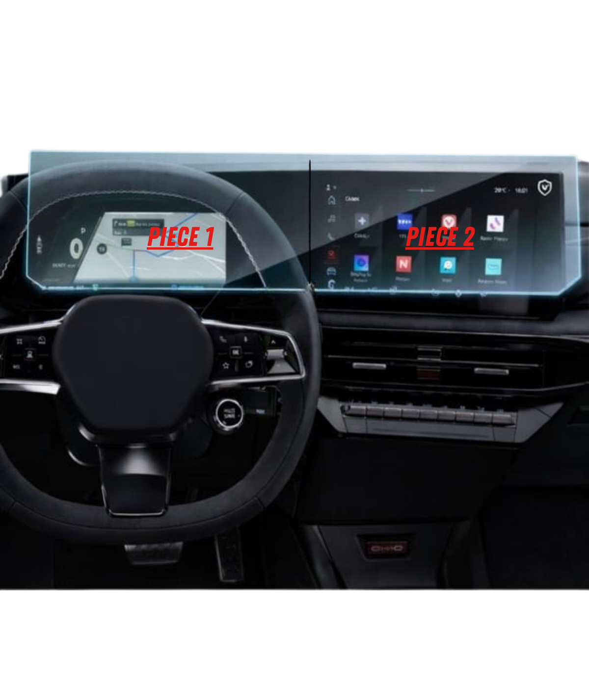 Renault Clio Esprit Alpine 2026 Hayalet Gösterge ve Multimedya Uyumlu Nano Ekran Koruyucu