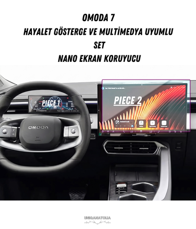 Omoda 7 Hayalet Ekran ve Multimedya Uyumlu Set Nano Ekran Koruyucu