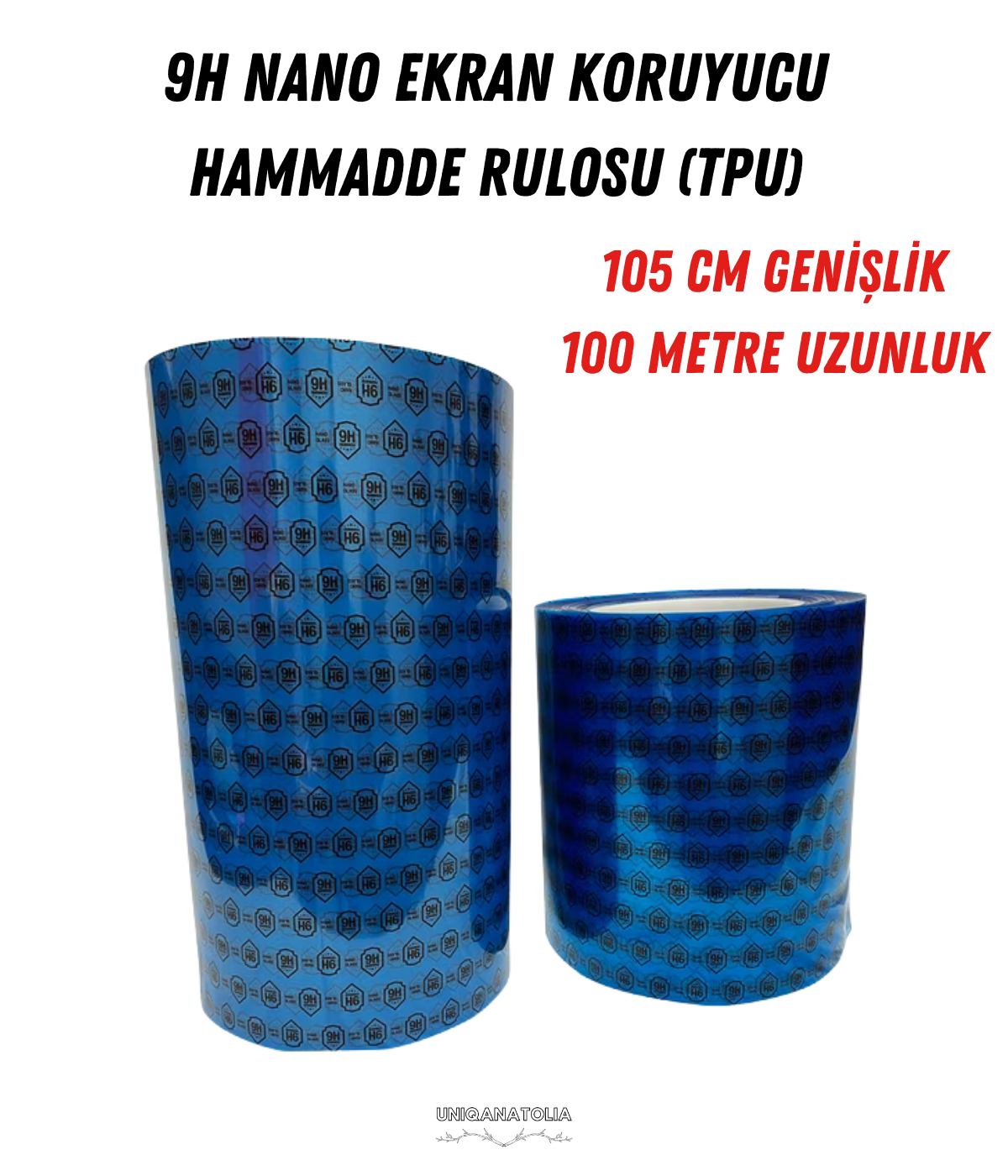 9H NANO EKRAN KORUYUCU HAMMADDE RULOSU 105CM*100M TPU
