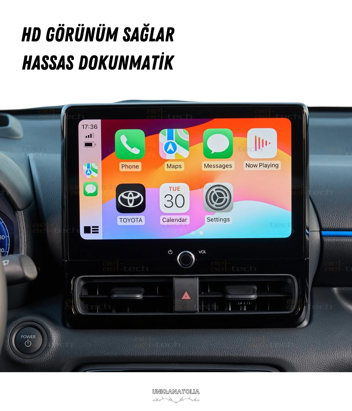 Toyota Yaris 2024-2026 Navigasyon ve Multimedya Uyumlu Nano Ekran Koruyucu