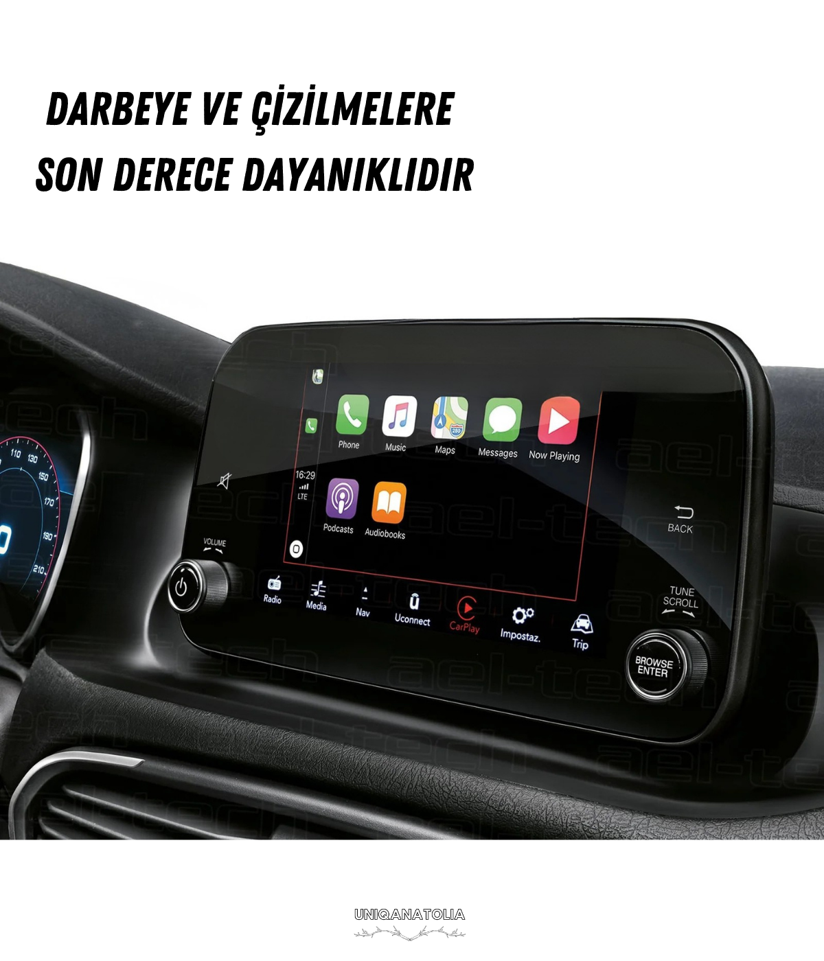 Fiat Egea Urban 2024 Navigasyon ve Multimedya Uyumlu Nano Ekran Koruyucu