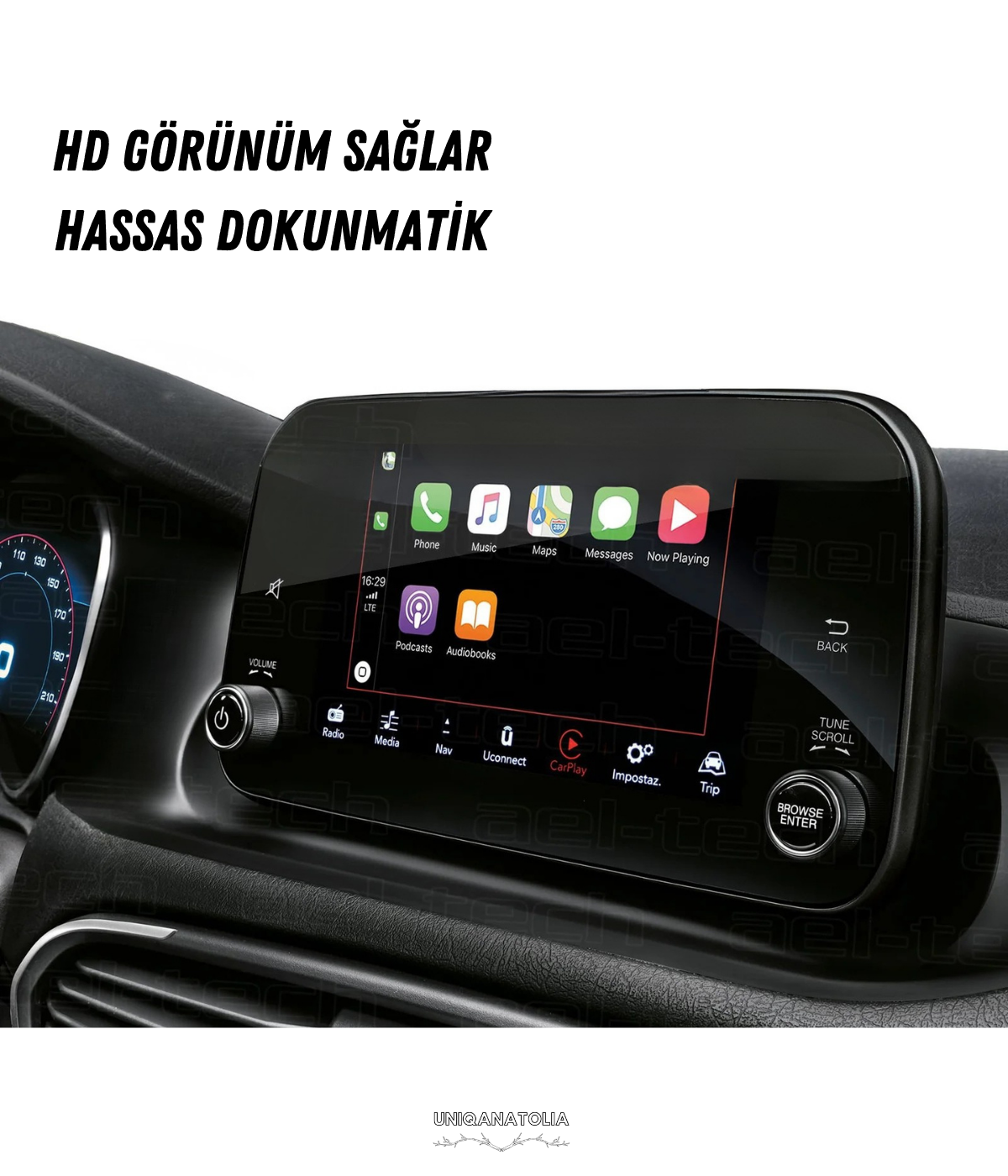 Fiat Egea Urban 2024 Navigasyon ve Multimedya Uyumlu Nano Ekran Koruyucu