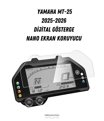 Yamaha MT-25 2025-2026 Dijital Gösterge Uyumlu Nano Ekran Koruyucu